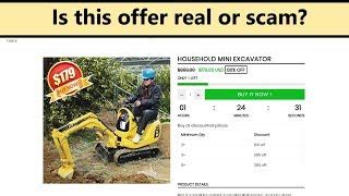 Mini excavator scam ads on Facebook Marketplace, anyone else 